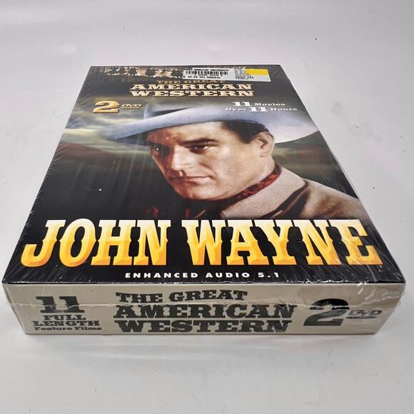 THE GREAT AMERICAN WESTERN - John Wayne - 2 DISCS 11 MOVIES DVD NEW/SEALED - Picture 4 of 4